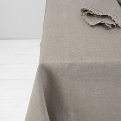 Natural linen tablecloth, 100% linen
