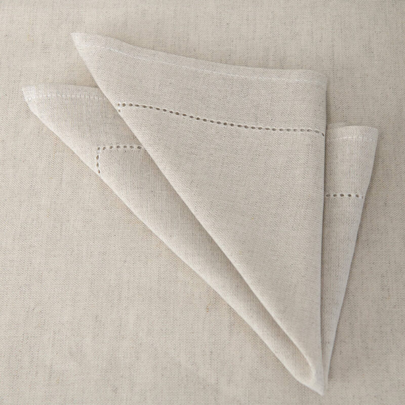 Linen cotton beige napkin