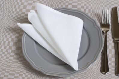 METIS optical white napkin