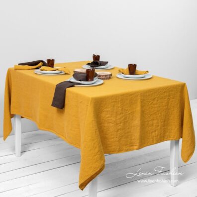 GAMMA yellow tablecloth