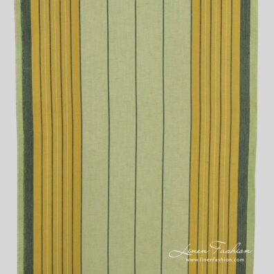 Greenish linen fabric