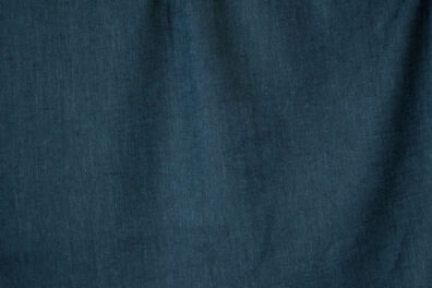 Linen fabric in dark blue denim colour