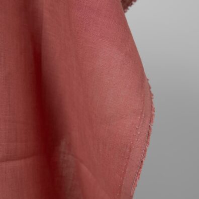 Deep link linen fabric edge