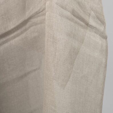 Natural linen gauze fabric, transparent