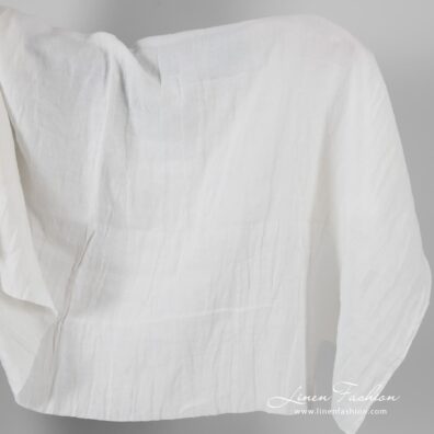 Off-white linen fabric