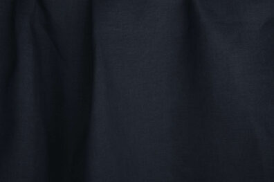 Pure linen fabric in dark blue
