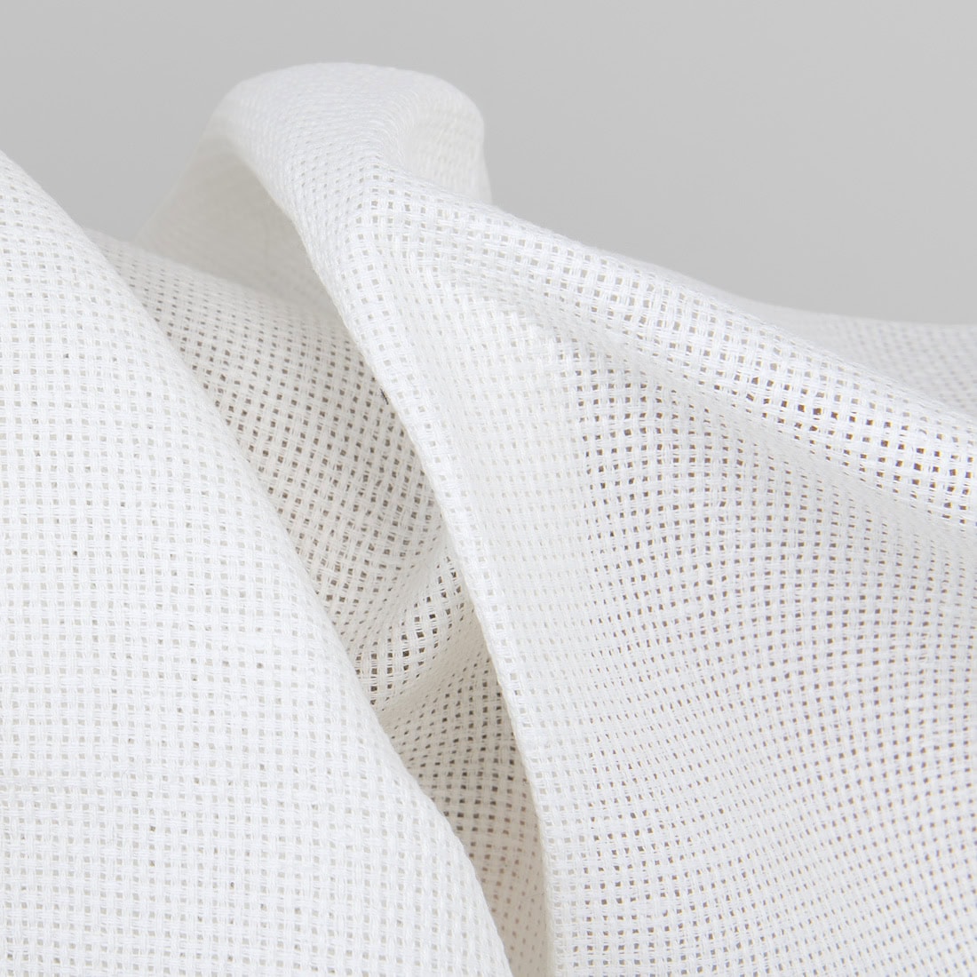 Linen cotton white canvas fabric texture