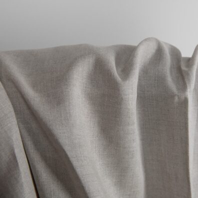 Natural undyed linen fabric lightweight texture