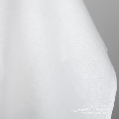 Off-white linen cotton fabric 150cm / 180cm wide