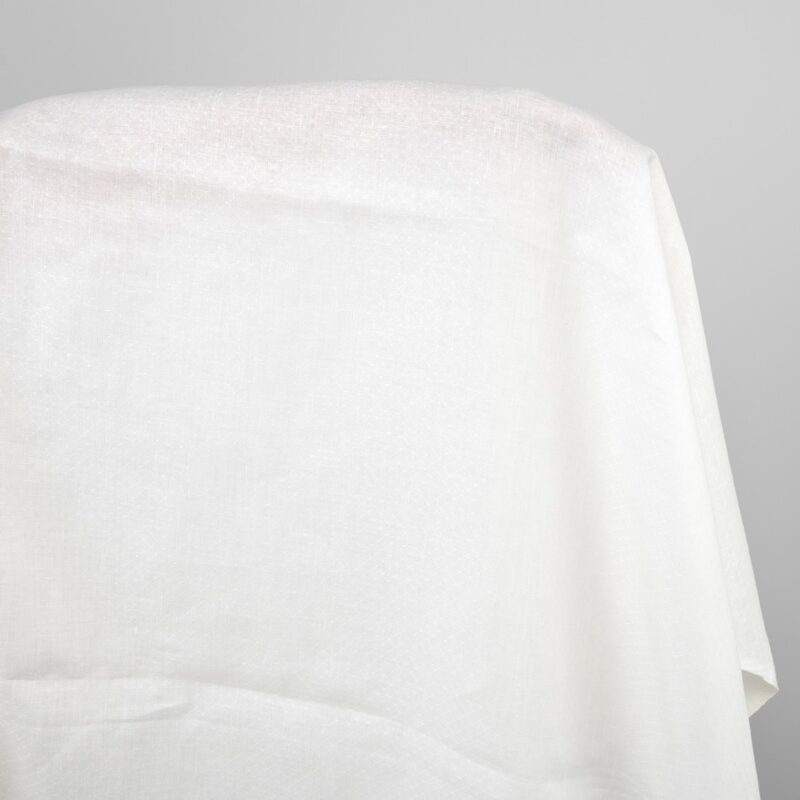 Off-white linen fabric