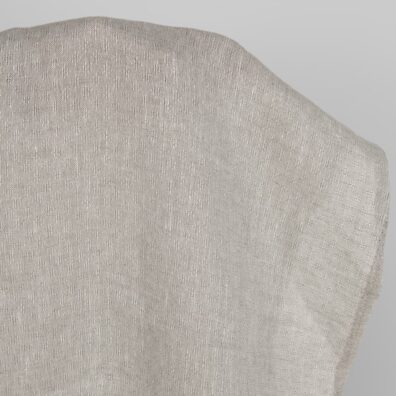 Openwork patterned linen fabric in beige product photo