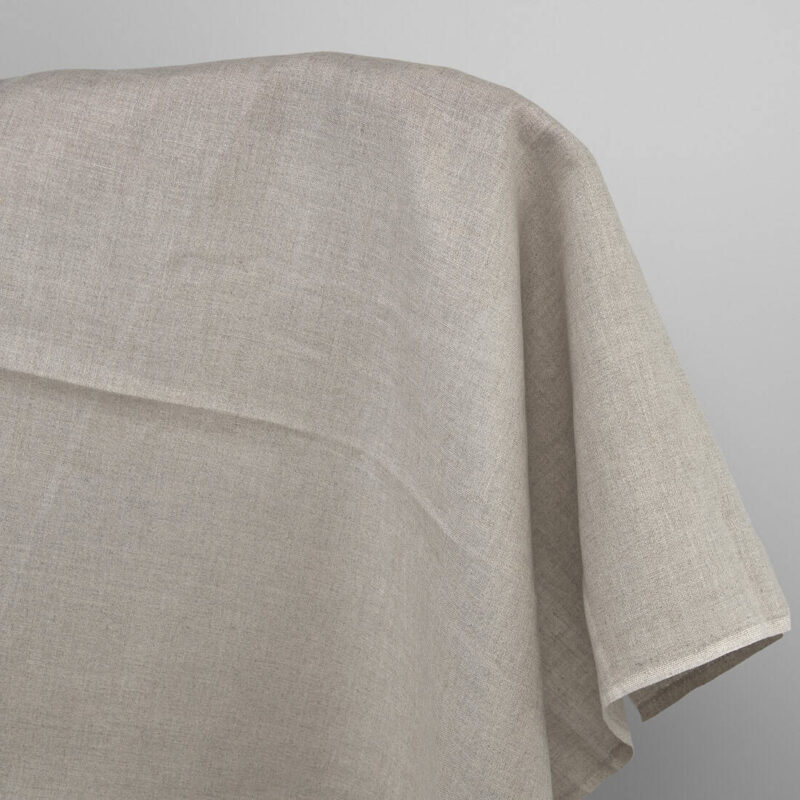 Natural linen fabric
