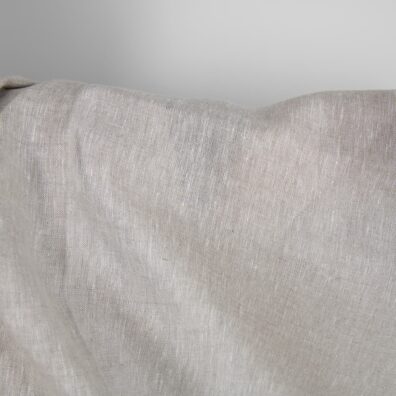 Linen fabric natural undyed and white mix product photo