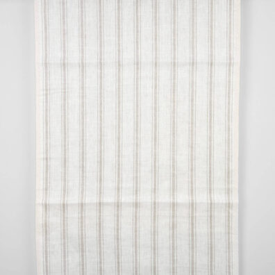 Narrow off-white linen fabric