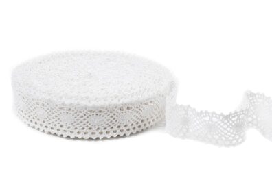Optical white linen lace No. 32