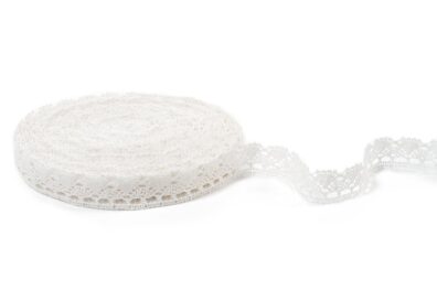 Optical white linen lace No. 15