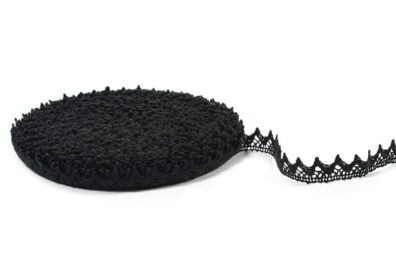 Linen black lace No. 14