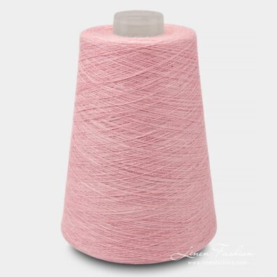 Linen Yarns In Pink Colour