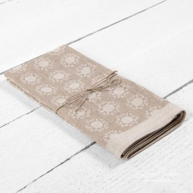 Grey kitchen towel.