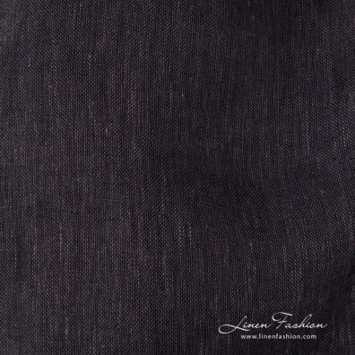 100% linen fabric in dark grape.