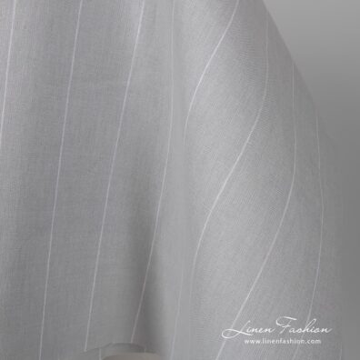 Light grey cyed linen cotton fabric.
