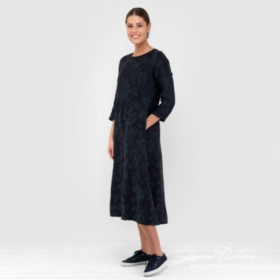 Floral pattern dress, DELFINA.