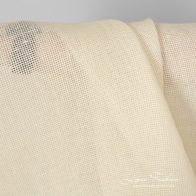 Vanilla coloured 100% linen fabric.