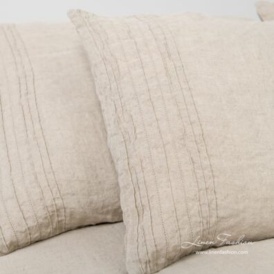 Reina linen pillow.