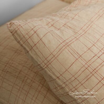 100% linen bed linen.