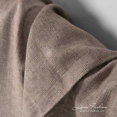Undyed linen fabric openweave
