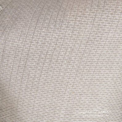 Natural linen fabric in dobby pattern