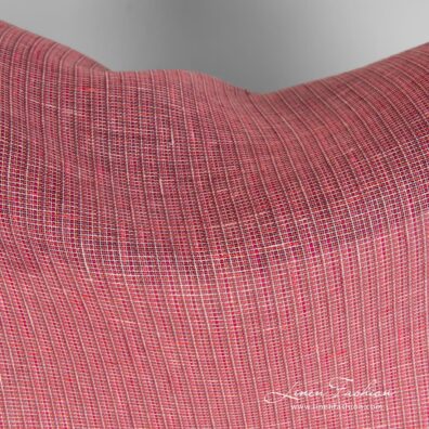 Rose linen gauze fabric