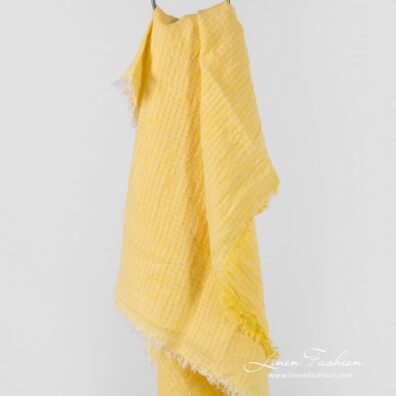 MARE yellow linen scarf