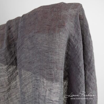 Transparent linen fabric, washed