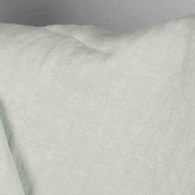 Linen cotton fabric in herringbone pattern
