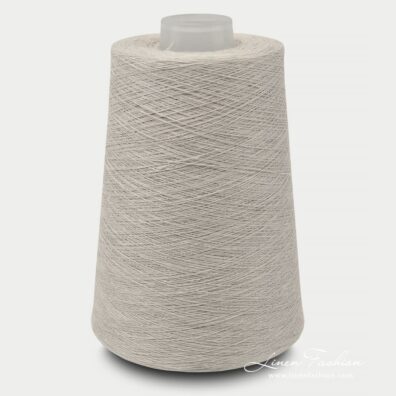 Linen Yarns In Ice Grey Color 7(7)
