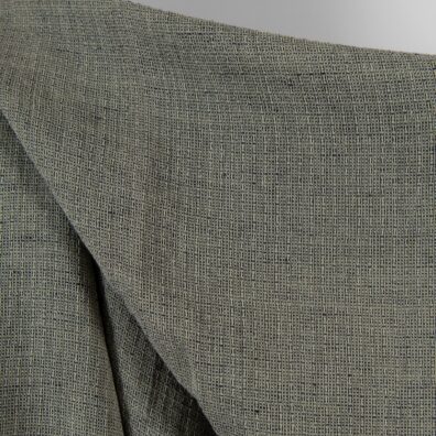 Grey linen cotton fabric