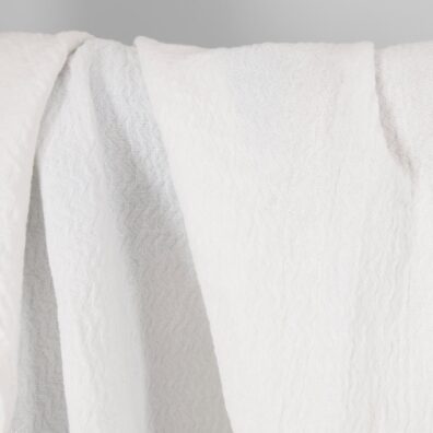 white linen cotton fabric zigzag, Jacquard.