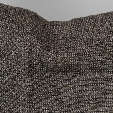 linen wool waffle fabric, washed.