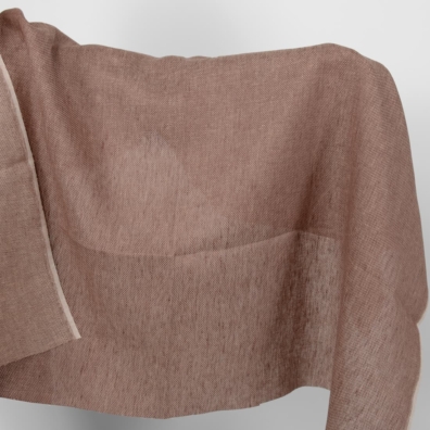 linen brown rhombus fabric