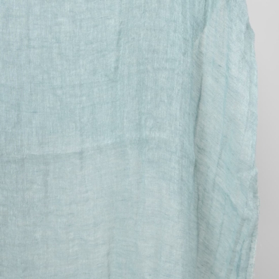 mint linen gauze fabric washed, for curtains, scarfs.