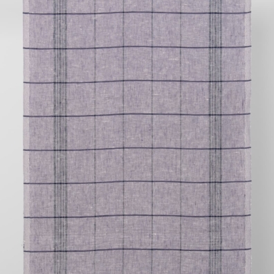 linen towel fabric violet checks