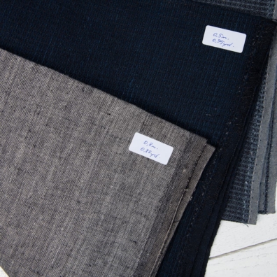 set of linen fabric cuts 624