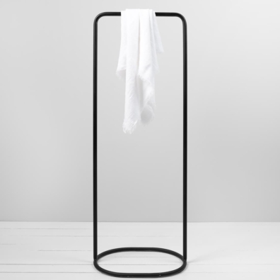 white linen scarf