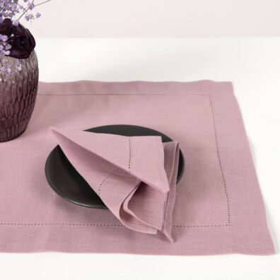 linen cotton lilac placemat