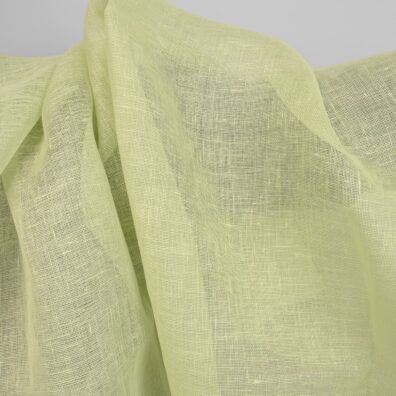 linen gauze apple green fabric not washed