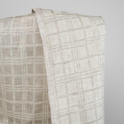 linen jacquard fabric squares double sided