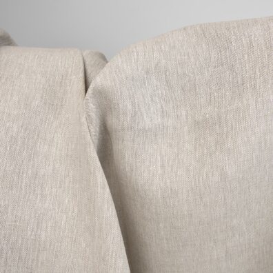 linen herringbone beige fabric