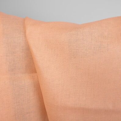 linen panama fabric peach color, width 150cm