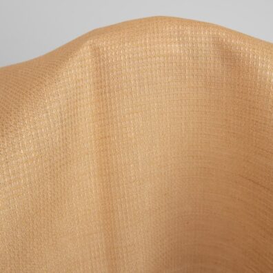 linen waffle fabric golden yellow, width 150cm.